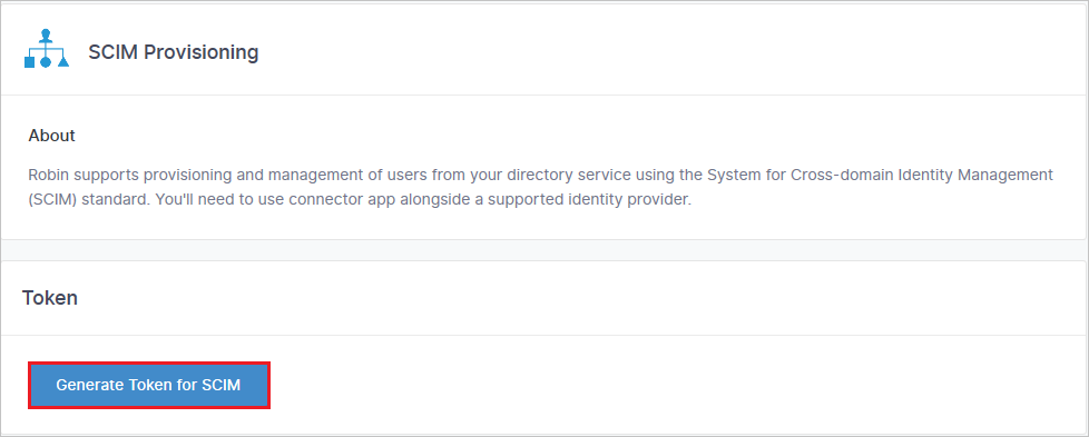 Adición de SCIM en Robin Powered