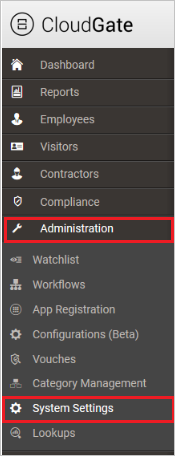 Consola de administración de Soloinsight-CloudGate SSO