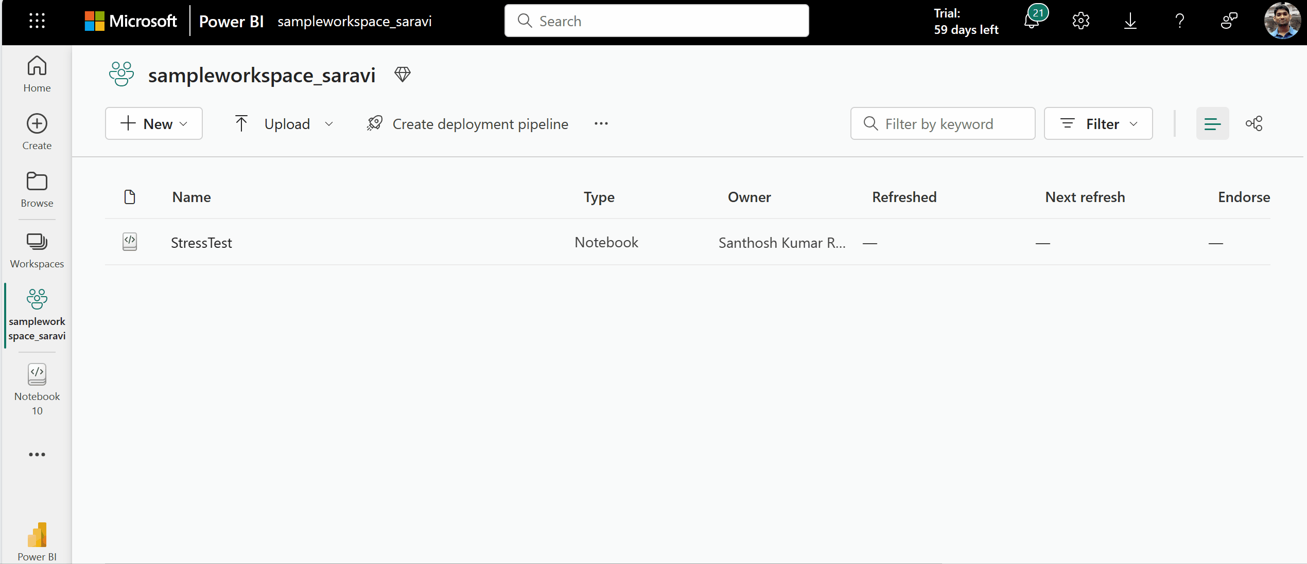 Un gif que muestra la configuración de los ajustes de capacidad para ingeniería de datos/ciencia.