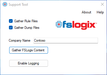 Herramienta de soporte técnico de FSLogix