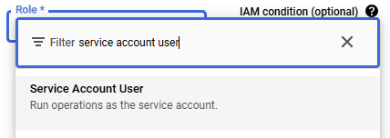 Service account project access