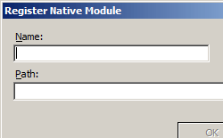 Screenshot of the Path box showing the file system path and the name of the location of the . d d l file.