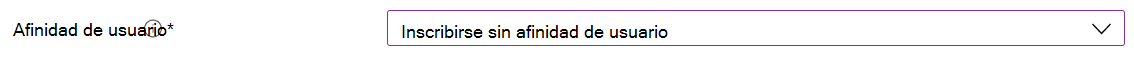 En el centro de administración de Intune y Microsoft Intune, inscriba dispositivos iOS/iPadOS mediante Apple Configurator. Seleccione Inscribir sin afinidad de usuario.