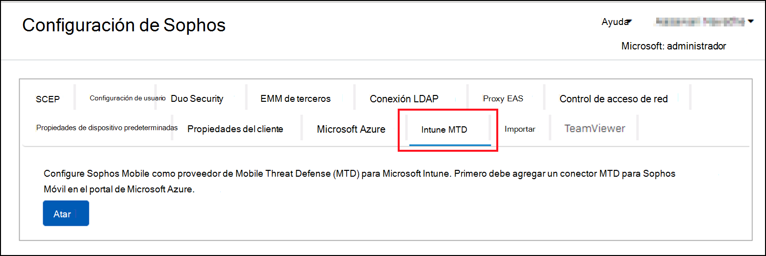 Configuración de Sophos