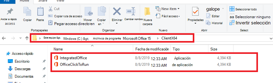 Haga clic en Ejecutar archivos del iniciador de instalación.