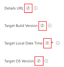 Captura de pantalla que muestra la información sobre herramientas de Copilot en cualquier configuración del catálogo de configuración de Microsoft Intune y el Centro de administración de Intune.