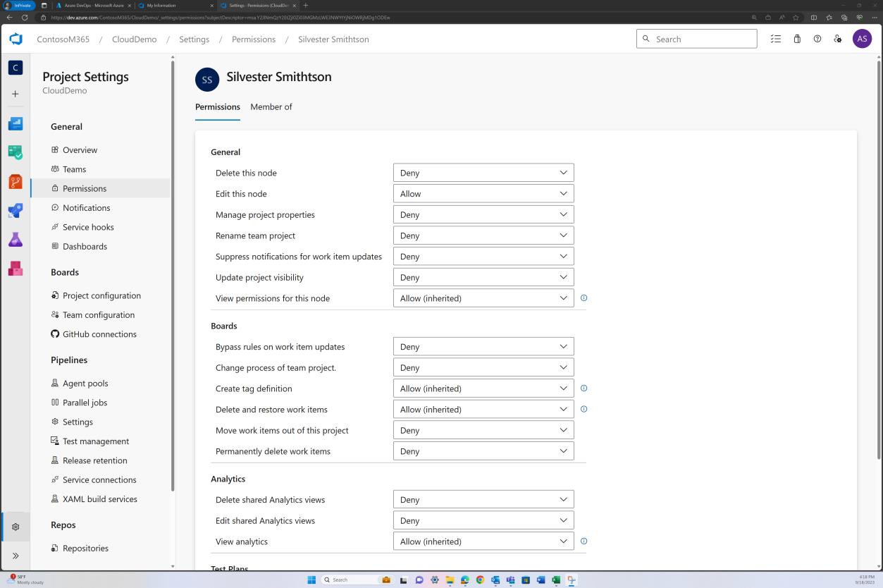 Configuración del proyecto de Azure Teams.