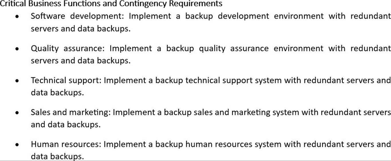 Documento del plan de continuidad empresarial.