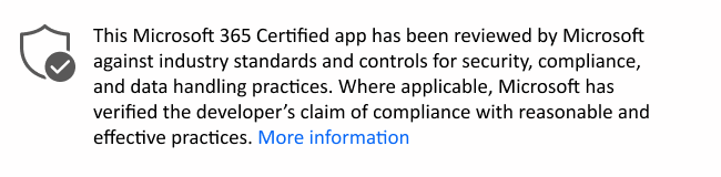 Haga clic aquí para obtener más información sobre el programa de aplicaciones microsoft certified.