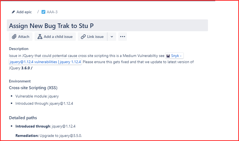 se asigna una nueva vulnerabilidad de scripting entre sitios (XSS) y se documenta para la solicitud de cambio.