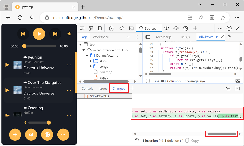 Mostrar una línea larga de código