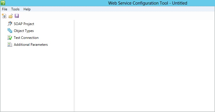 Herramienta de configuración de servicios web