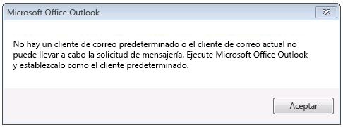 Mensaje de error para la mayoría de las llamadas MAPI de bits cruzados