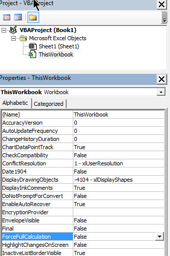 Establecer Workbook.ForceFullCalculation