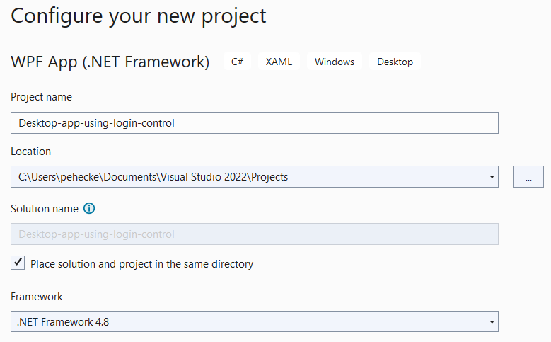 Configuración del proyecto