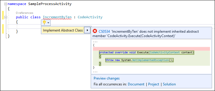 implementar interfaz codeactivity.