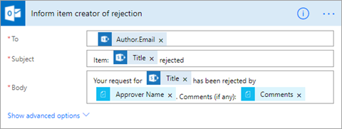 Configuración de correo electrónico predeterminada.