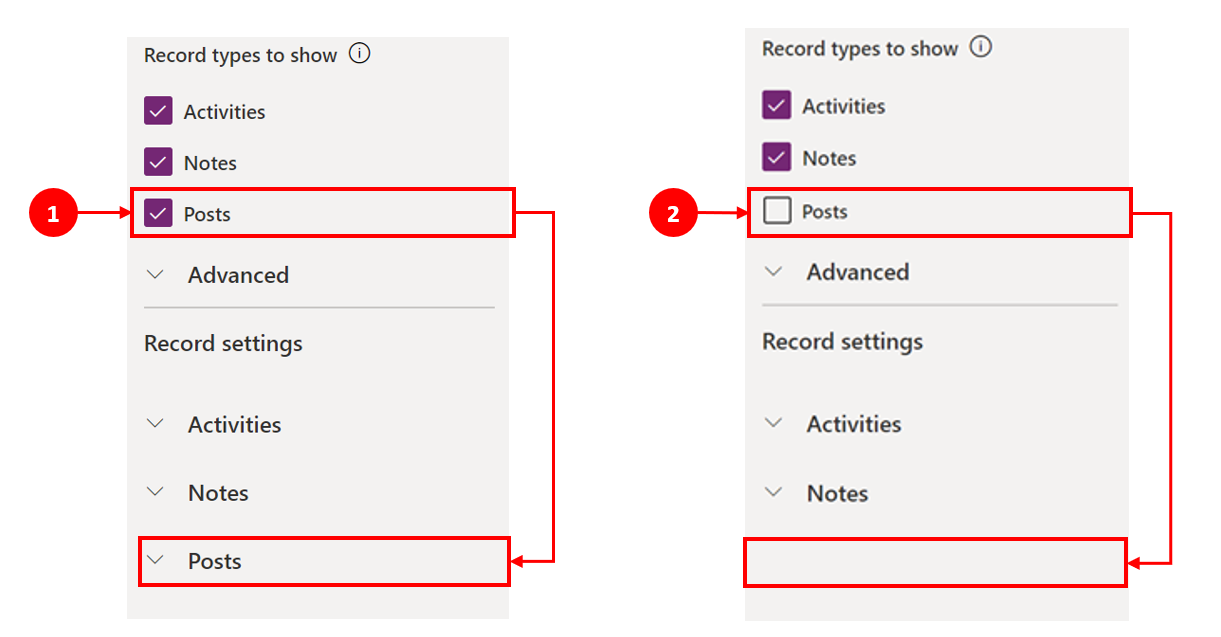 Opciones de visualización - Avanzadas - Configuración de registro.