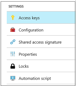 Busque el valor de la cadena de conexión de Azure Portal.