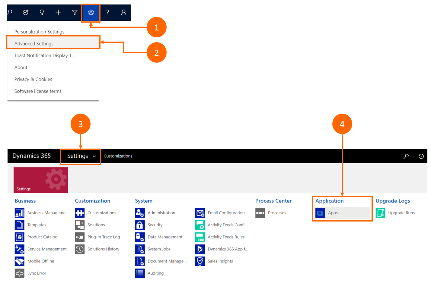 Navegue hasta configuración.