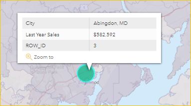 Screenshot of an ArcGIS map with an open symbol tooltip.