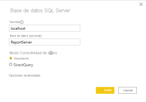 Connect to the SQL Server database