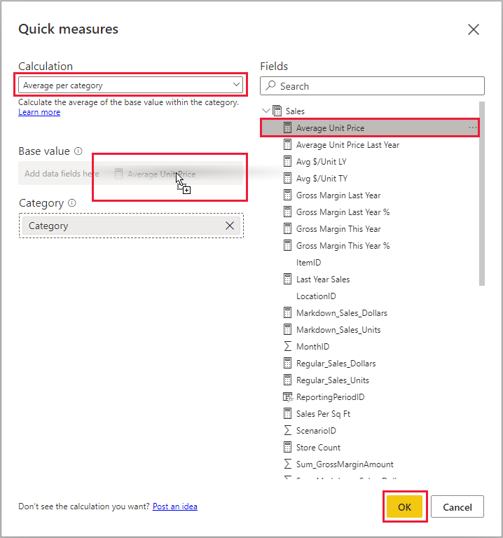 Captura de pantalla de Power BI Desktop que muestra la opción Filtros en el panel Campos.