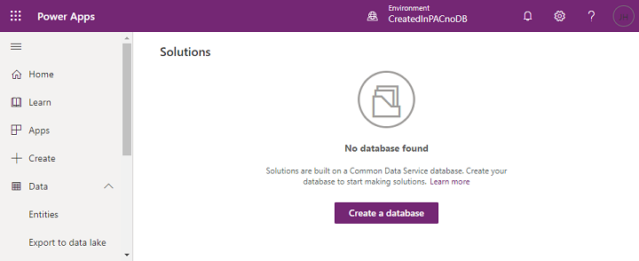 Crear una base de datos a partir de tablas.