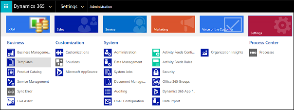 Configuración.