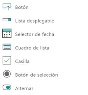 Nombres de controles en español.