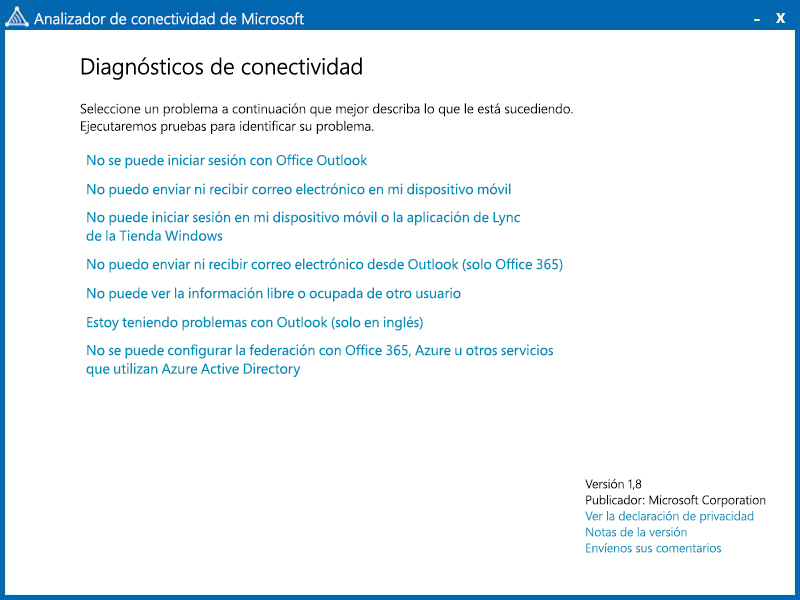 use Connectivity Analyzer to verify single sign on