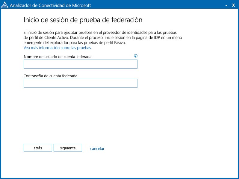 use Connectivity Analyzer to verify single sign on