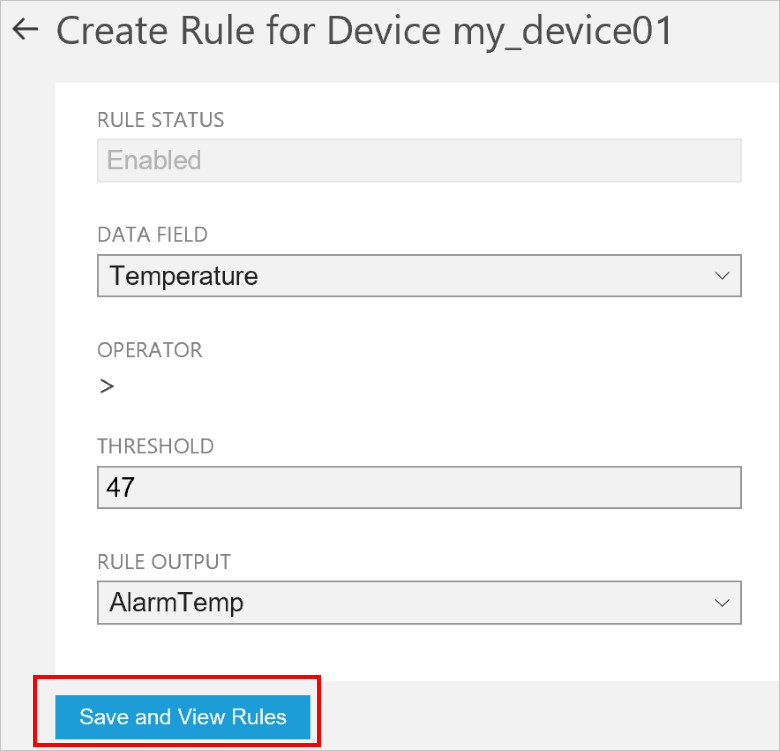 Add a device rule