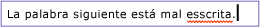 Textbox con corrección ortográfica