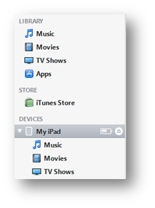 Dispositivos de iTunes