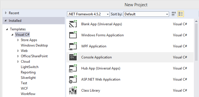 Crear un proyecto en Visual Studio