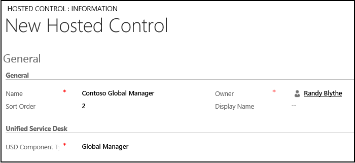 Control hospedado Administrador global