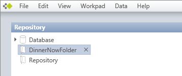 Shows Folders view in "Quadrant".