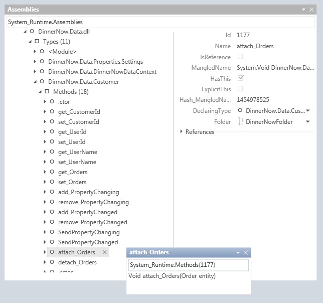 Shows the attach_Orders workpad.