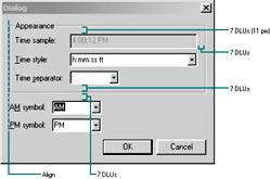 Example of group box spacing