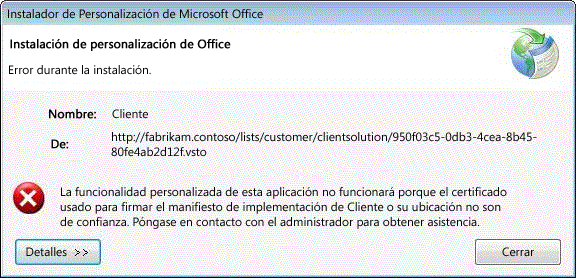 Pregunta de publicador desconocido en la zona de Internet