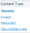 Tipos de contenido de enlace