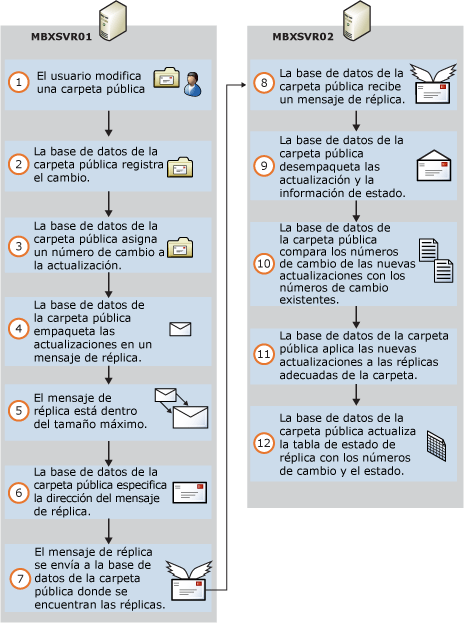 Replicación de carpetas públicas de procesos básicas