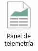 Este icono representa el Panel de telemetría.