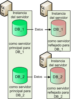 Topologías incompatibles para la creación de reflejo