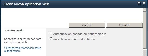 Autenticación de modo clásico o basada en notificaciones