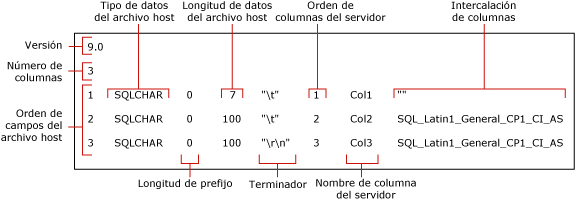 archivo predeterminado de formato no XML para myTestSkipCol