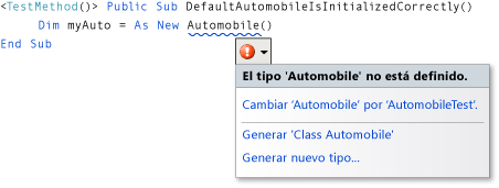 Menú contextual de etiqueta inteligente en Visual Basic