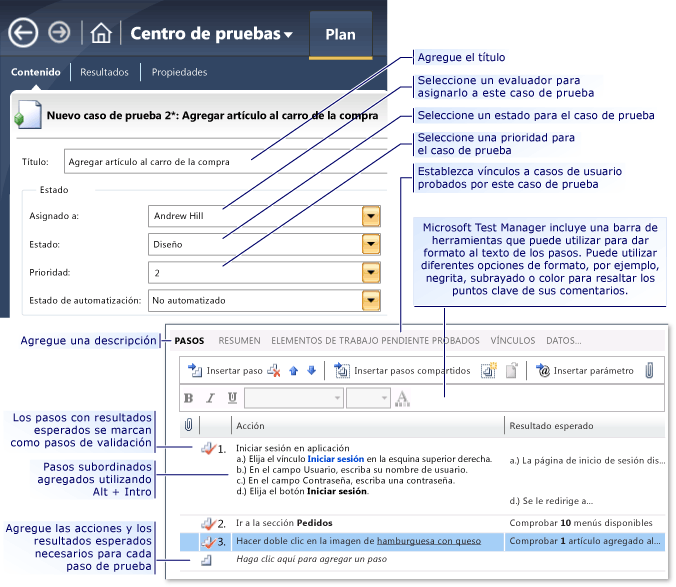 Crear un caso de prueba manual