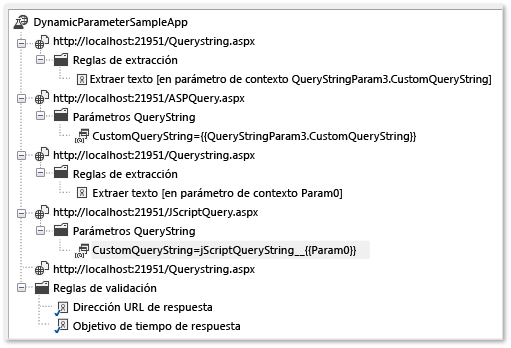 Cadena de consulta actualizada mediante Param(0)